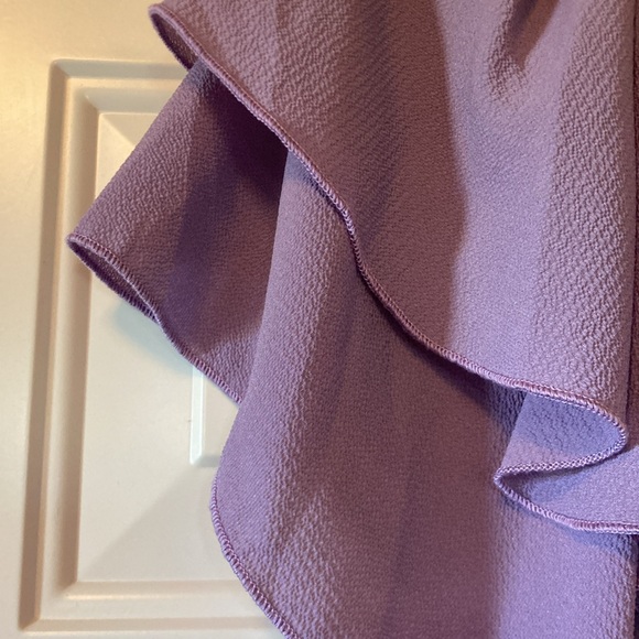 BBA 1X Lilac Ruffle Top - Picture 6 of 12
